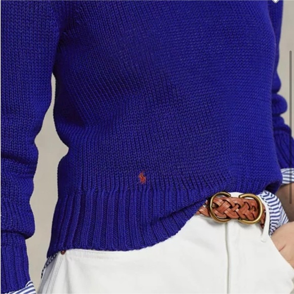Ralph Lauren Women's Cotton Crewneck
Sweater - Picture 3 of 6
